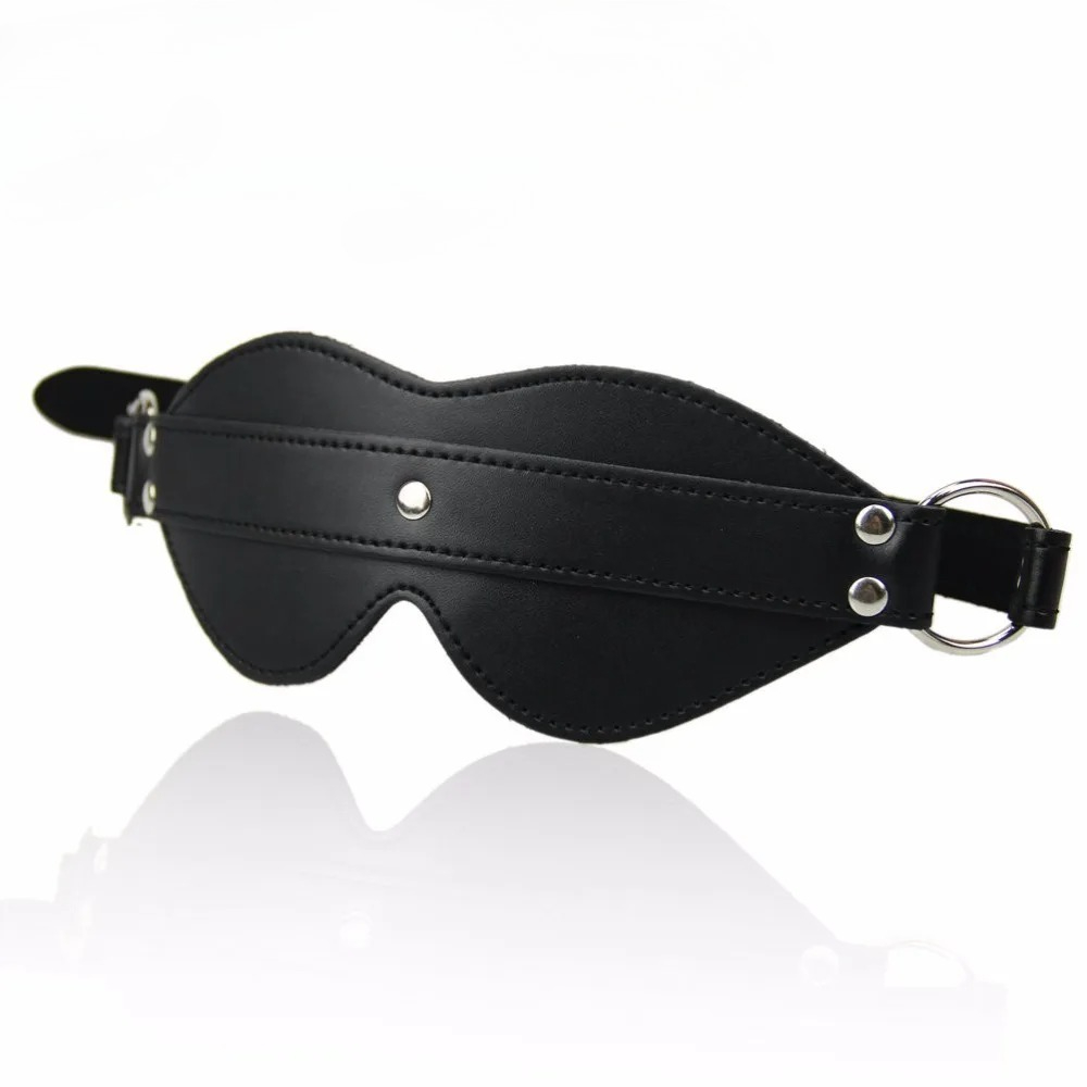 Party Games Mystery - Leather Blindfold Adult Games BDSM Flirt