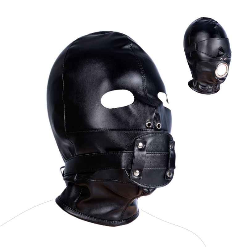 Party Games Mystery - Sexy Cosplay Mask Fetish PU Leather