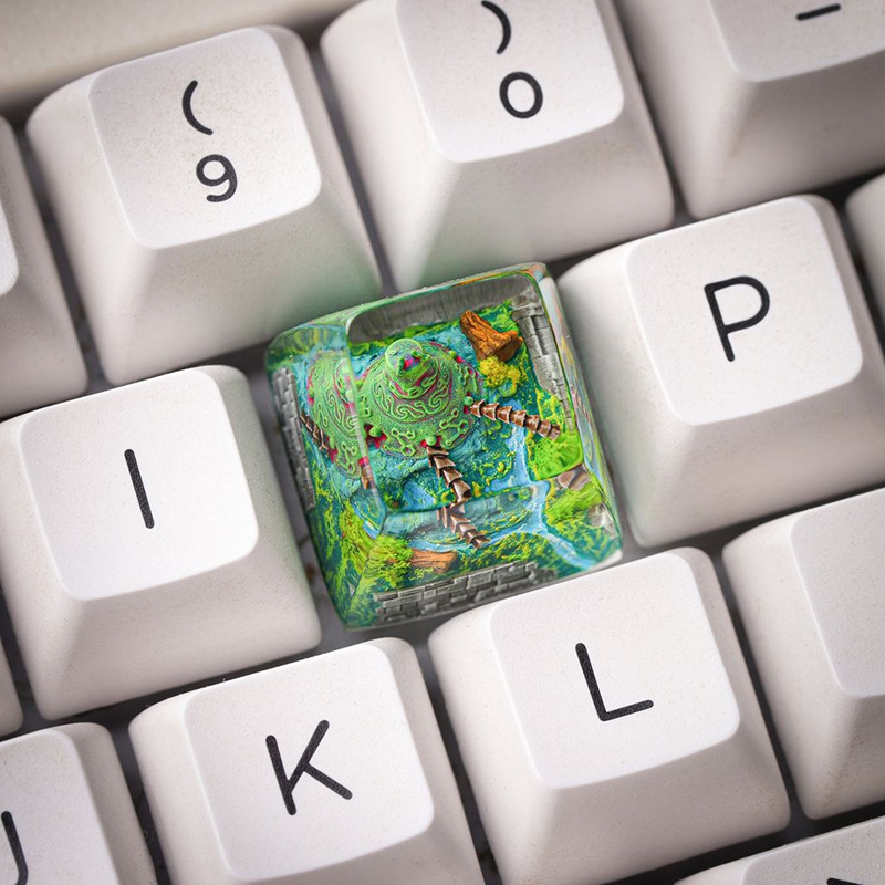 Party Games Baby Shower - Organism Resin Keycap Creactive Art Keyboard