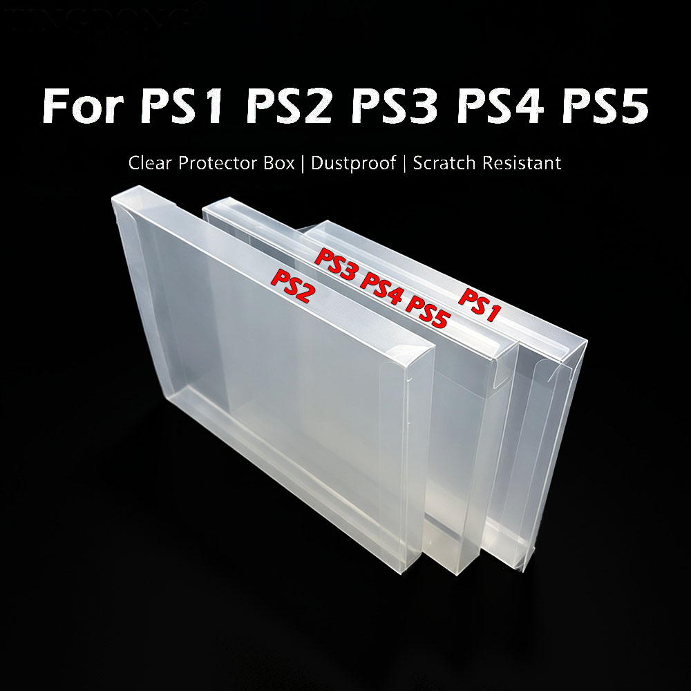 Party Games Playstation - 1‑10PCS Clear PET Game Protector Box