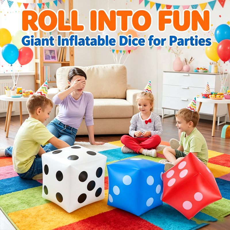 Party Games Gamecube - Mega Inflatable PVC Dice for Interactive