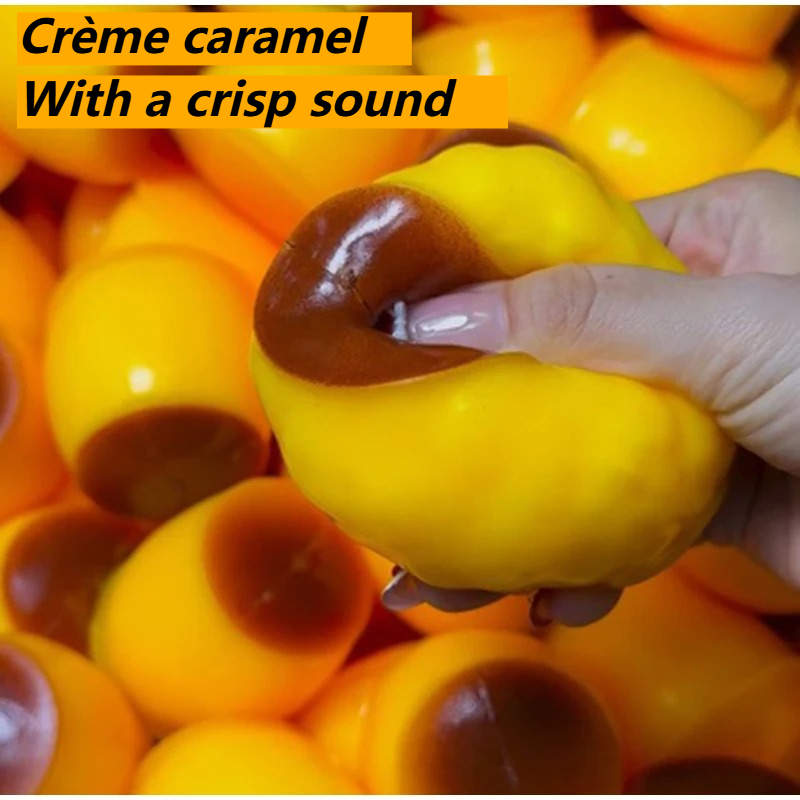 Party Games Event - //Crispy Sound Caramel Pudding Squeezing Toy