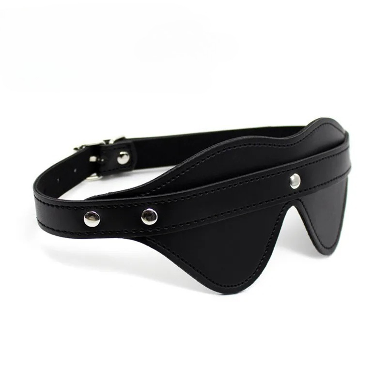 Leather Blindfold Adult Games  - огляд і ціна Party Games Mystery