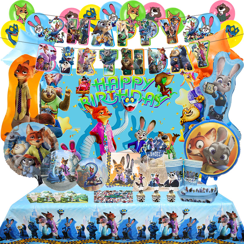Zootopia Birthday Party Decora - огляд і ціна Zootopia Party Games
