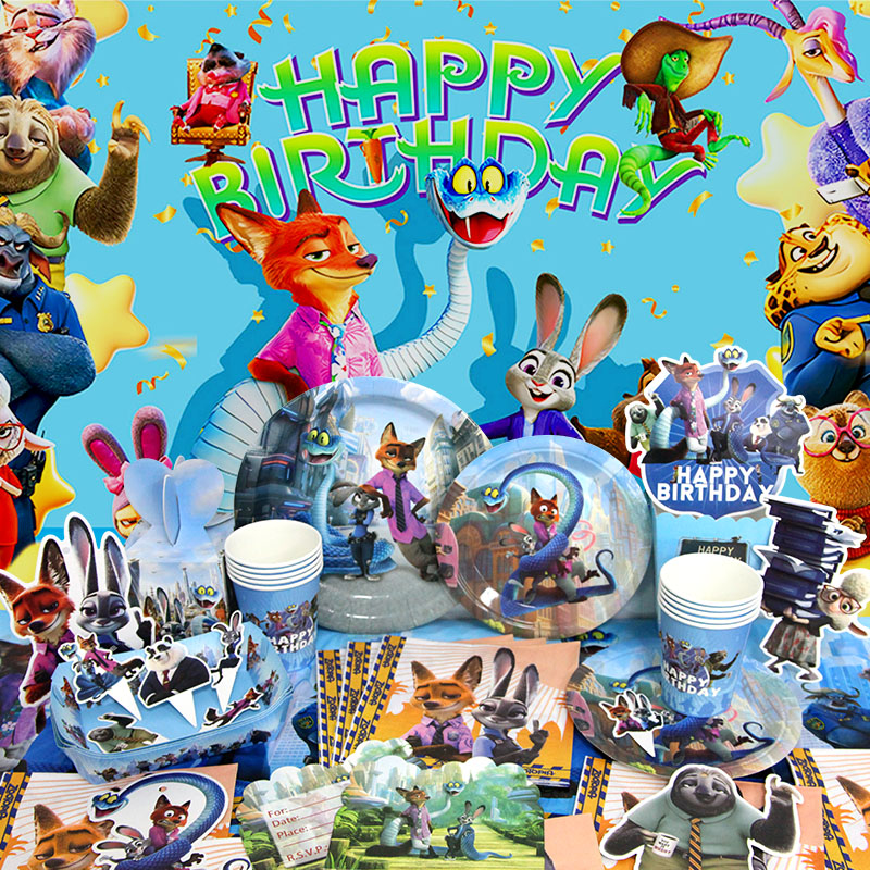 Zootopia Birthday Party Decora - огляд і ціна Zootopia Party Games