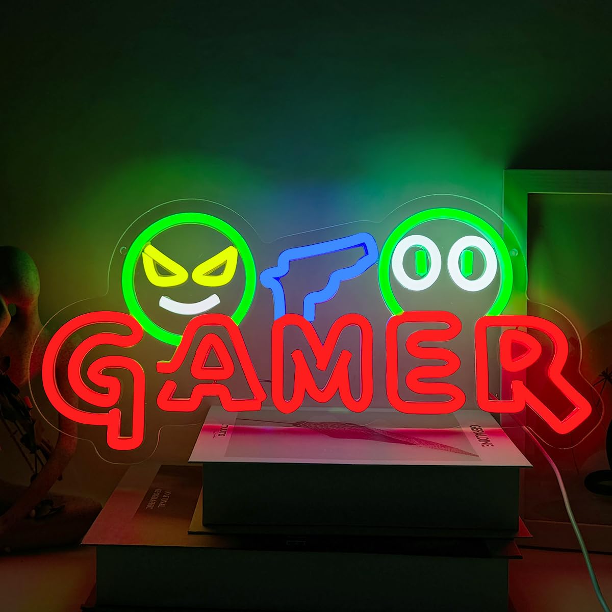 Gamer Neon Sign LED Wall Light - огляд і ціна Party Games Baby Shower