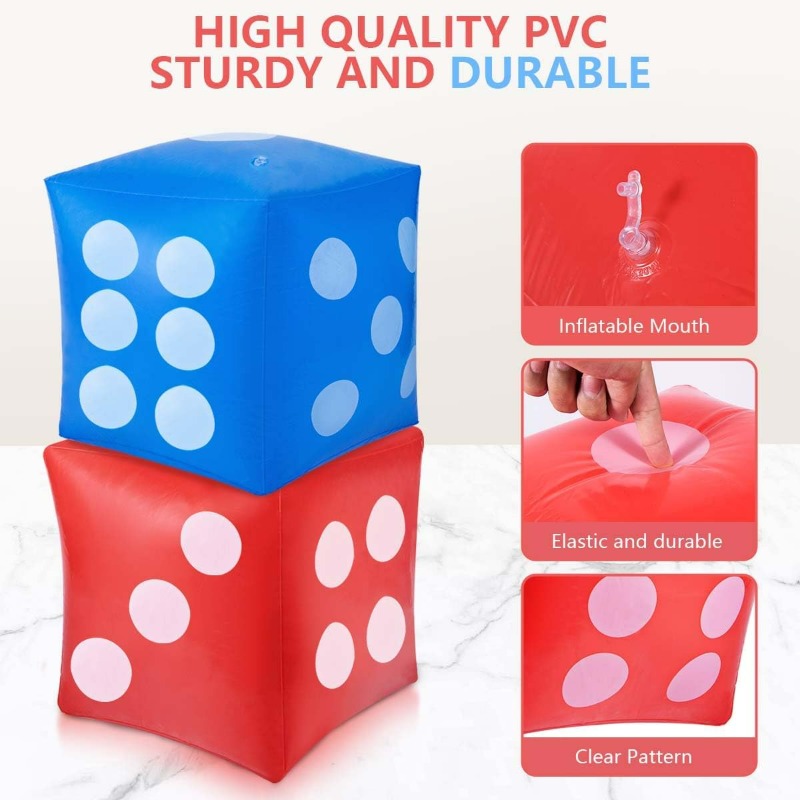 Giant PVC Inflatable Dice Game - огляд і ціна Party Games Gamecube