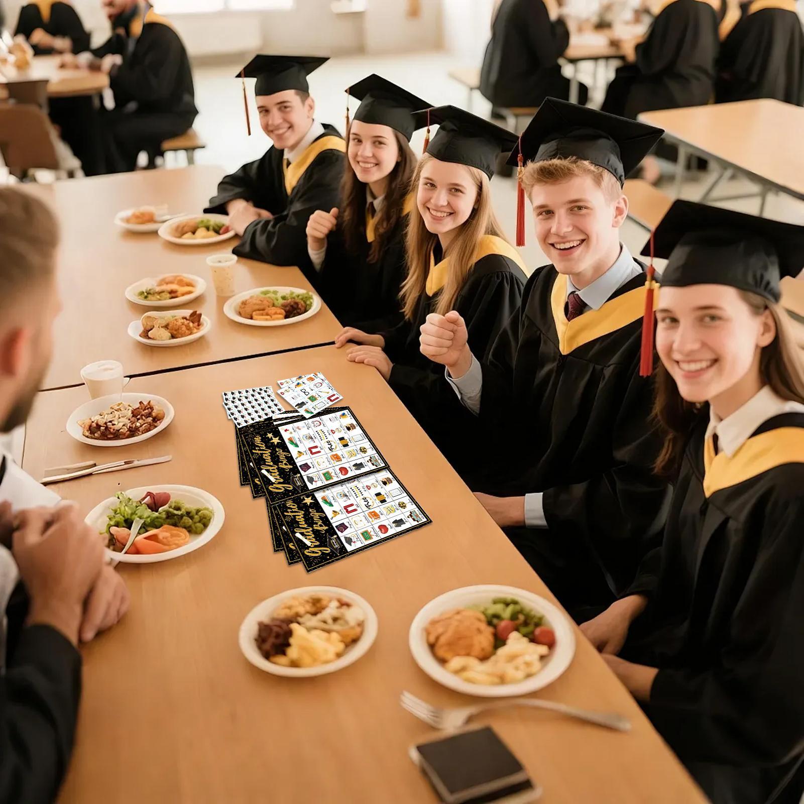 Graduation Bingo Game 24-Playe - огляд і ціна Party Games College