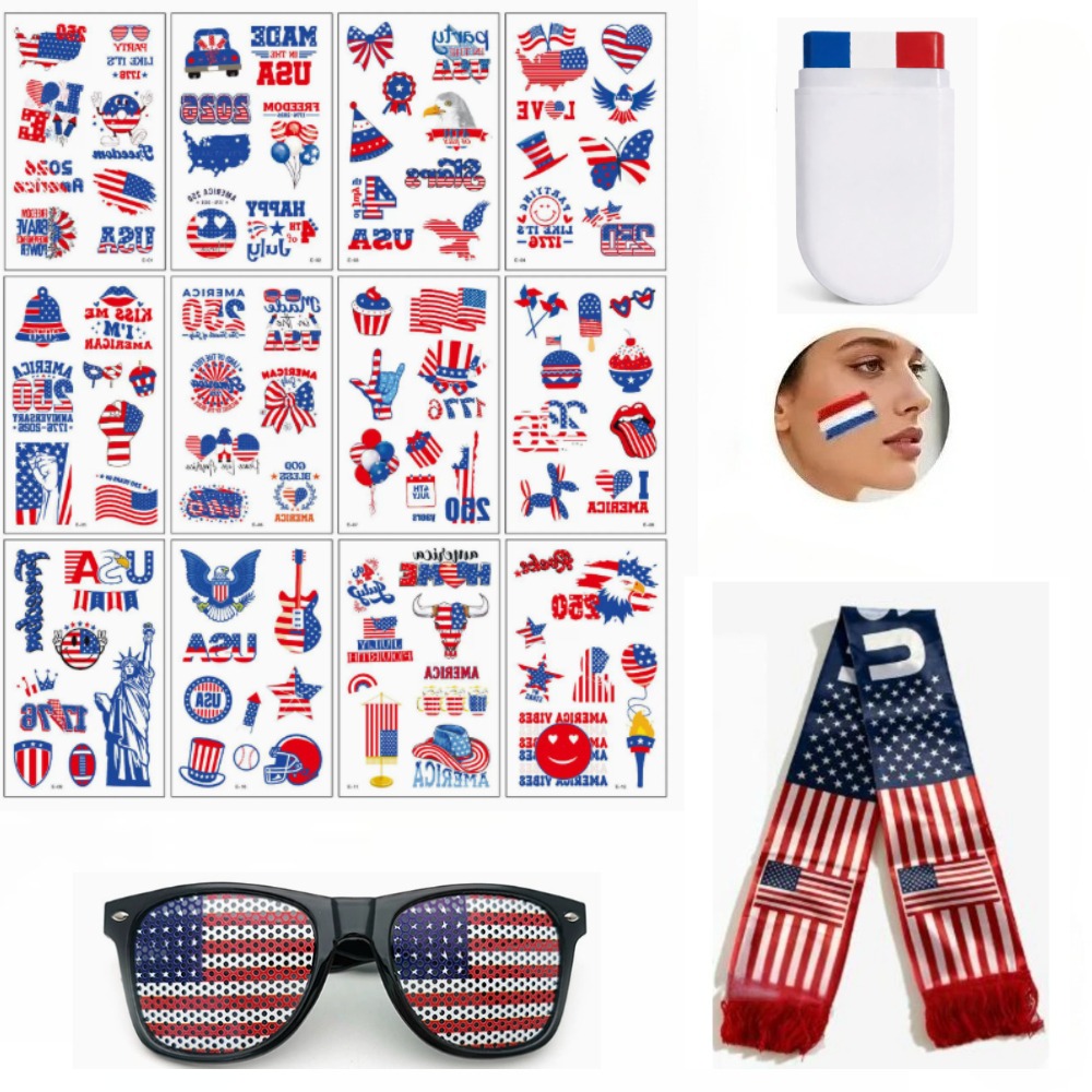 2026 USA Fan Kit Patriotic Sup - огляд і ціна Party Games Usa