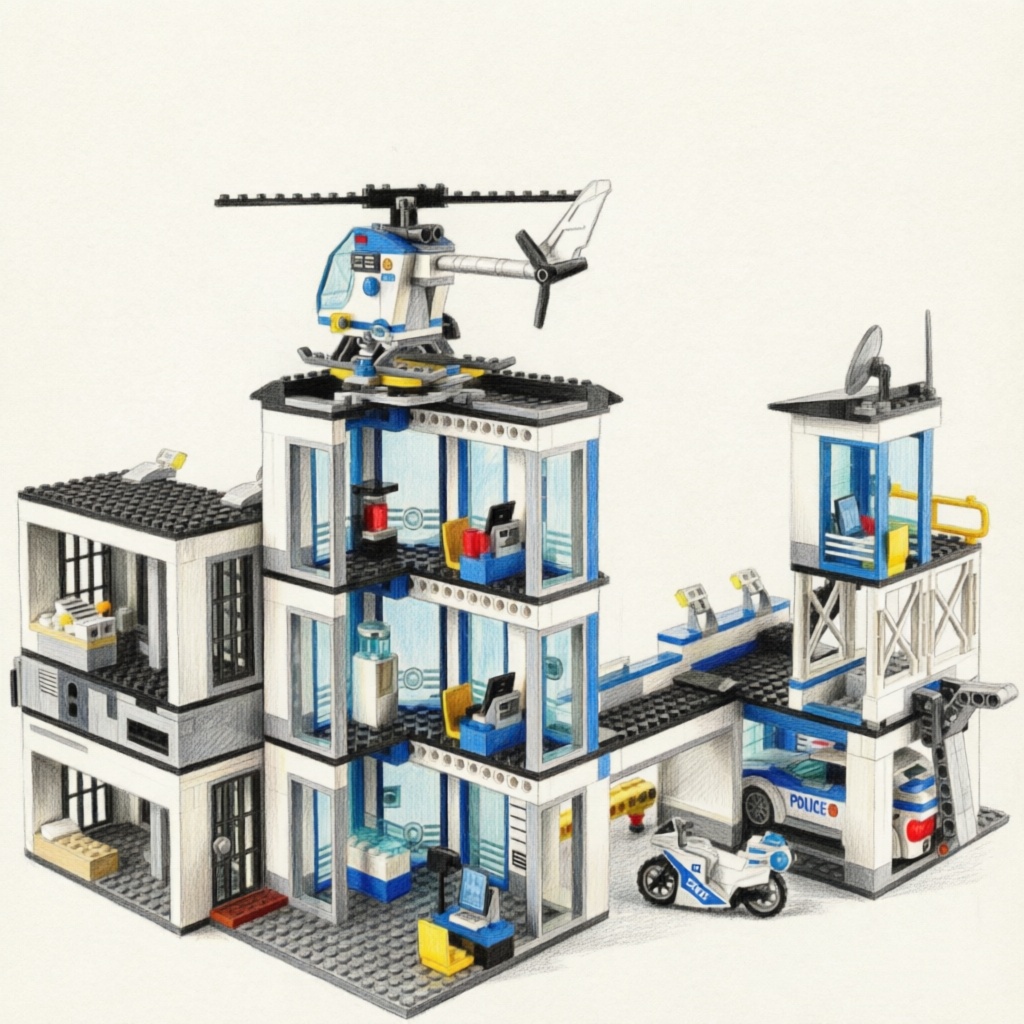 Special Police Station Militar - огляд і ціна Lego Set Creator