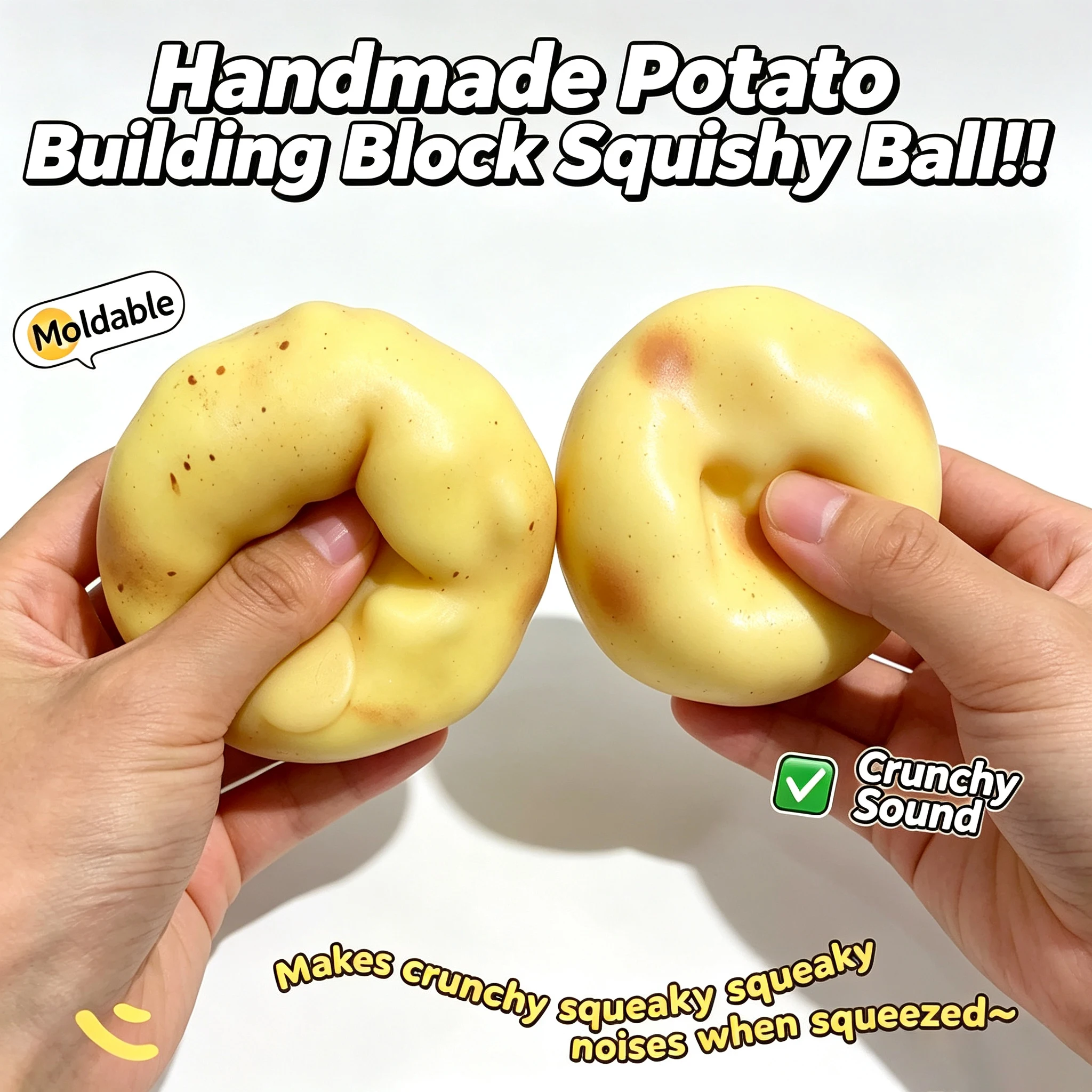 Crunchy Potato Squishy Stress  - огляд і ціна Party Games Event