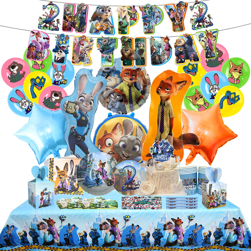 Zootopia Birthday Party Decora - огляд і ціна Zootopia Party Games