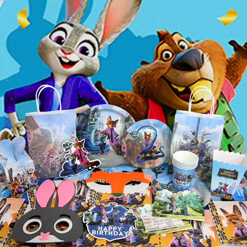 Zootopia Birthday Party Decora - огляд і ціна Zootopia Party Games