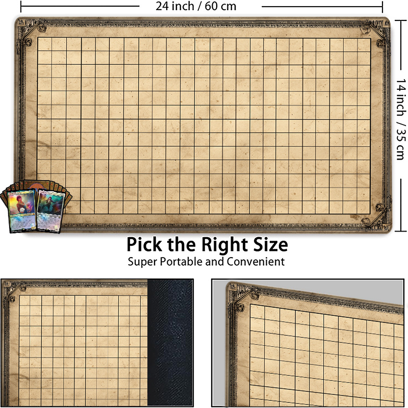 Vintage Grid Tabletop Game Mat - огляд і ціна Party Games Simple
