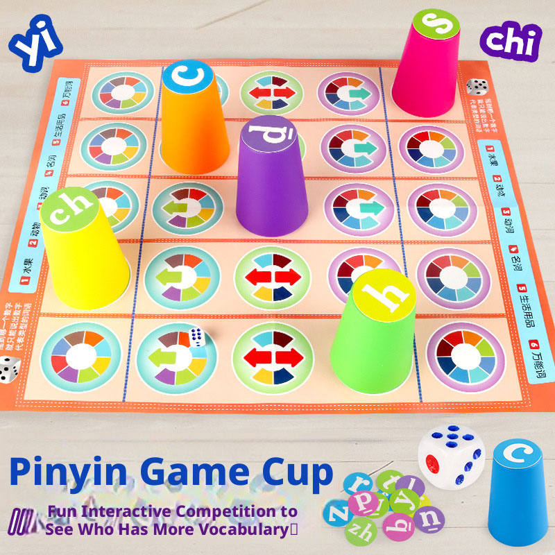 Hot Kids Chinese Pinyin Matchi - огляд і ціна Party Games Kids Indoor