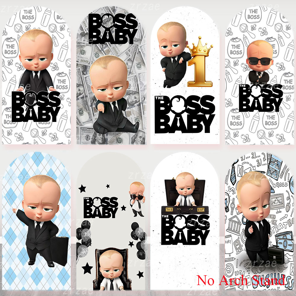 Boss Baby Arch Cover Backdrop  - огляд і ціна Party Games Baby Shower