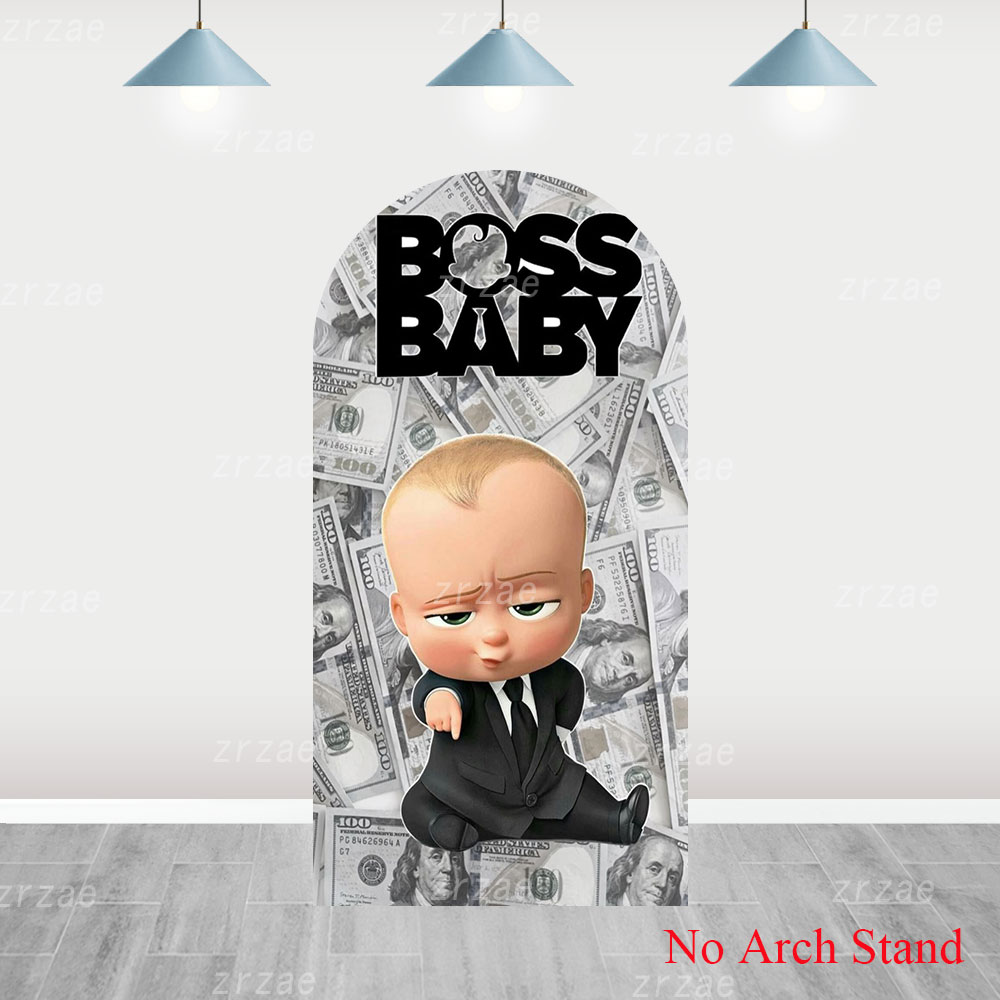 Boss Baby Arch Cover Backdrop  - огляд і ціна Party Games Baby Shower