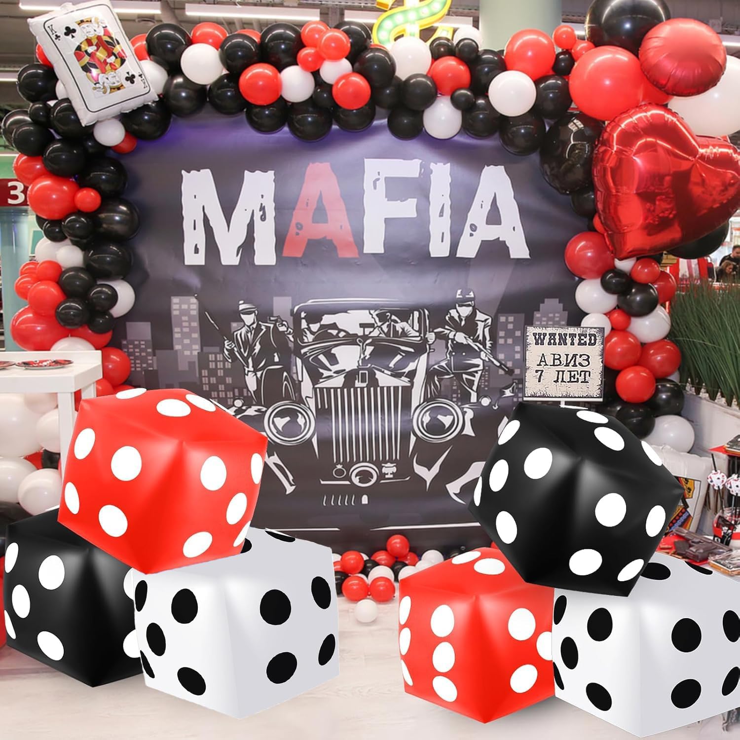 1-10pcs  PVC Inflatable Dice f - огляд і ціна Party Games Gamecube