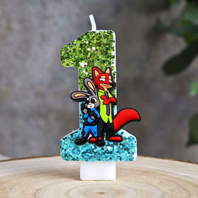 Zootopia Candle Number 0-9 Bir - огляд і ціна Zootopia Party Games