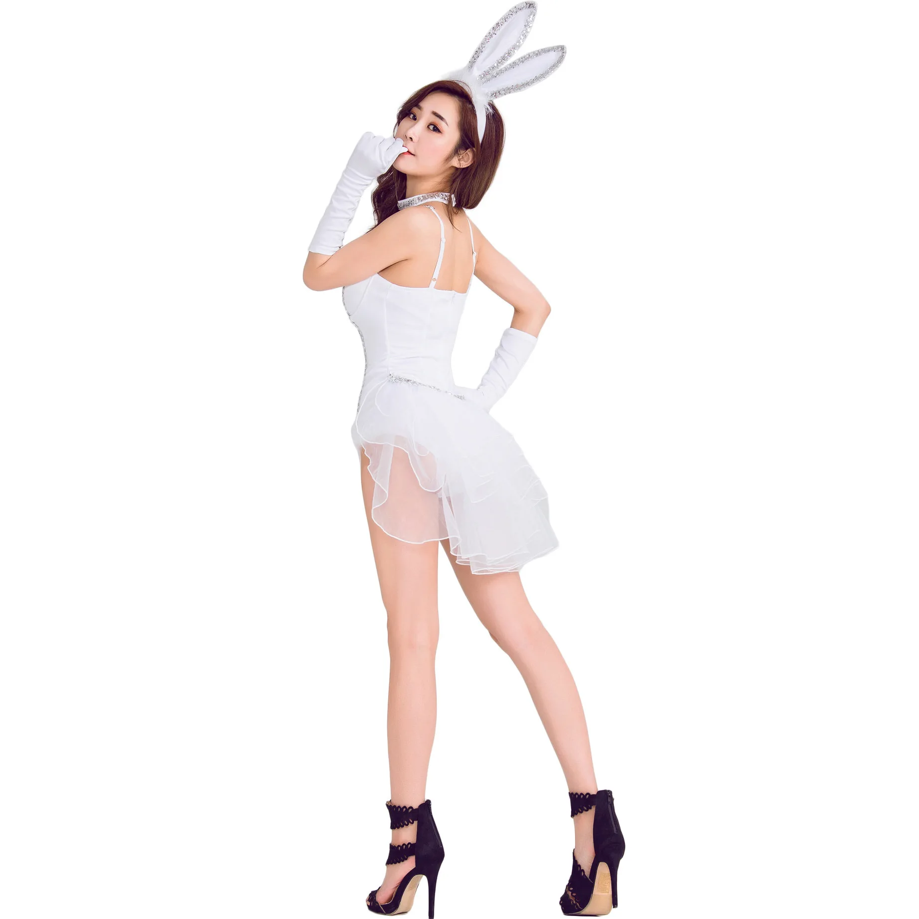 White Sexy Tuxedo Bunny Girl C - огляд і ціна Party Games Bunny