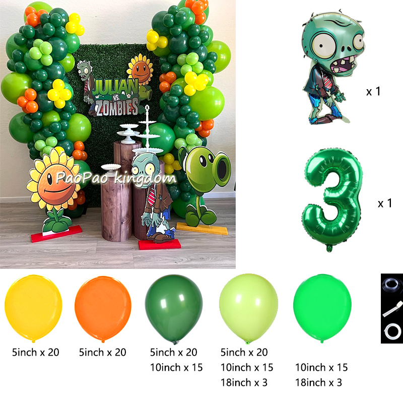 Plants Vs. Z-Zombies Balloons  - огляд і ціна Party Games Bunny