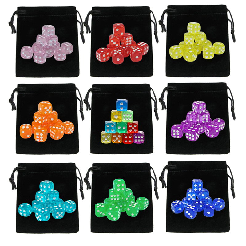 10Pcs Dices with Drawstring Di - огляд і ціна Party Games Gamecube