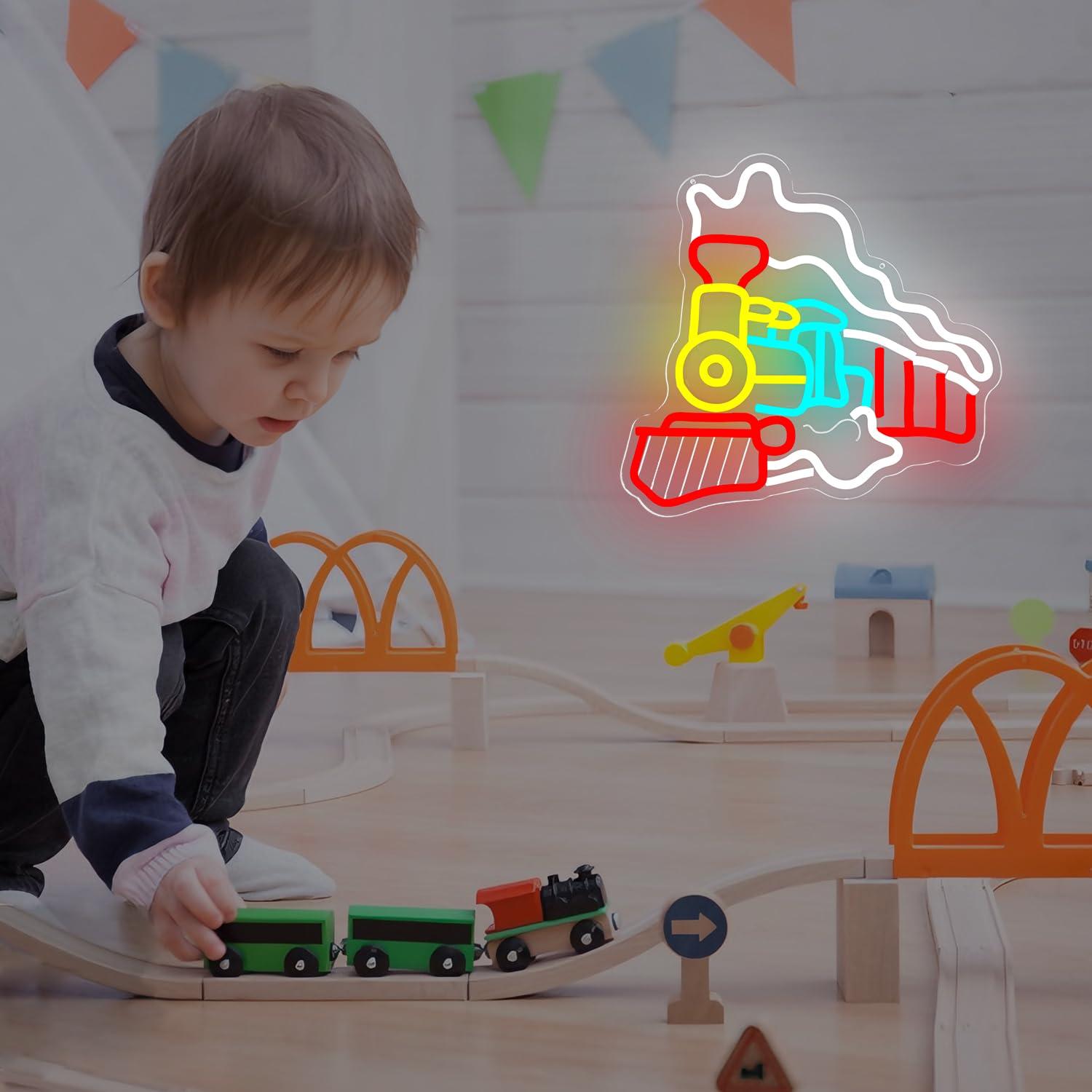 Steam Train Neon Sign USB Dimm - огляд і ціна Party Games Steam Free