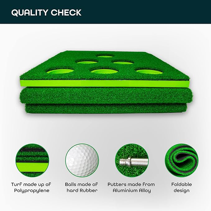 Golf Mat Game Set Short Game T - огляд і ціна Party Games Golf