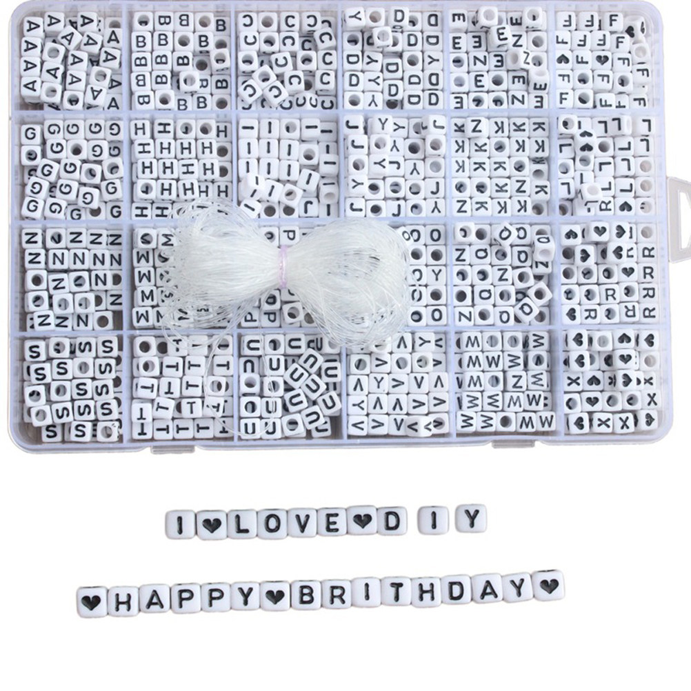 1200pcs Alphabet Beads Set 6Mm - огляд і ціна Party Games Gamecube
