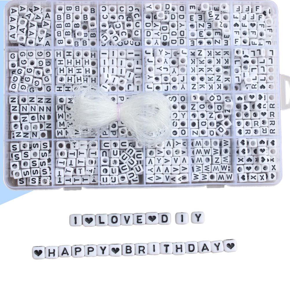 1200pcs Alphabet Beads Set 6Mm - огляд і ціна Party Games Gamecube
