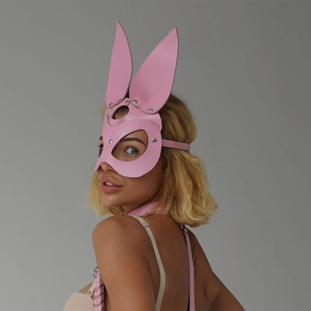 Bunny Mask Rabbit Ears Half Ma - огляд і ціна Party Games Bunny