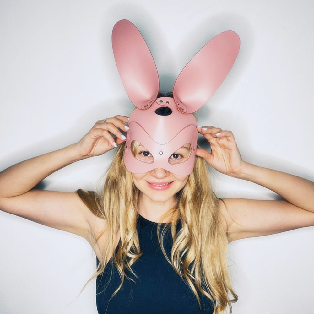 Bunny Mask Rabbit Ears Half Ma - огляд і ціна Party Games Bunny