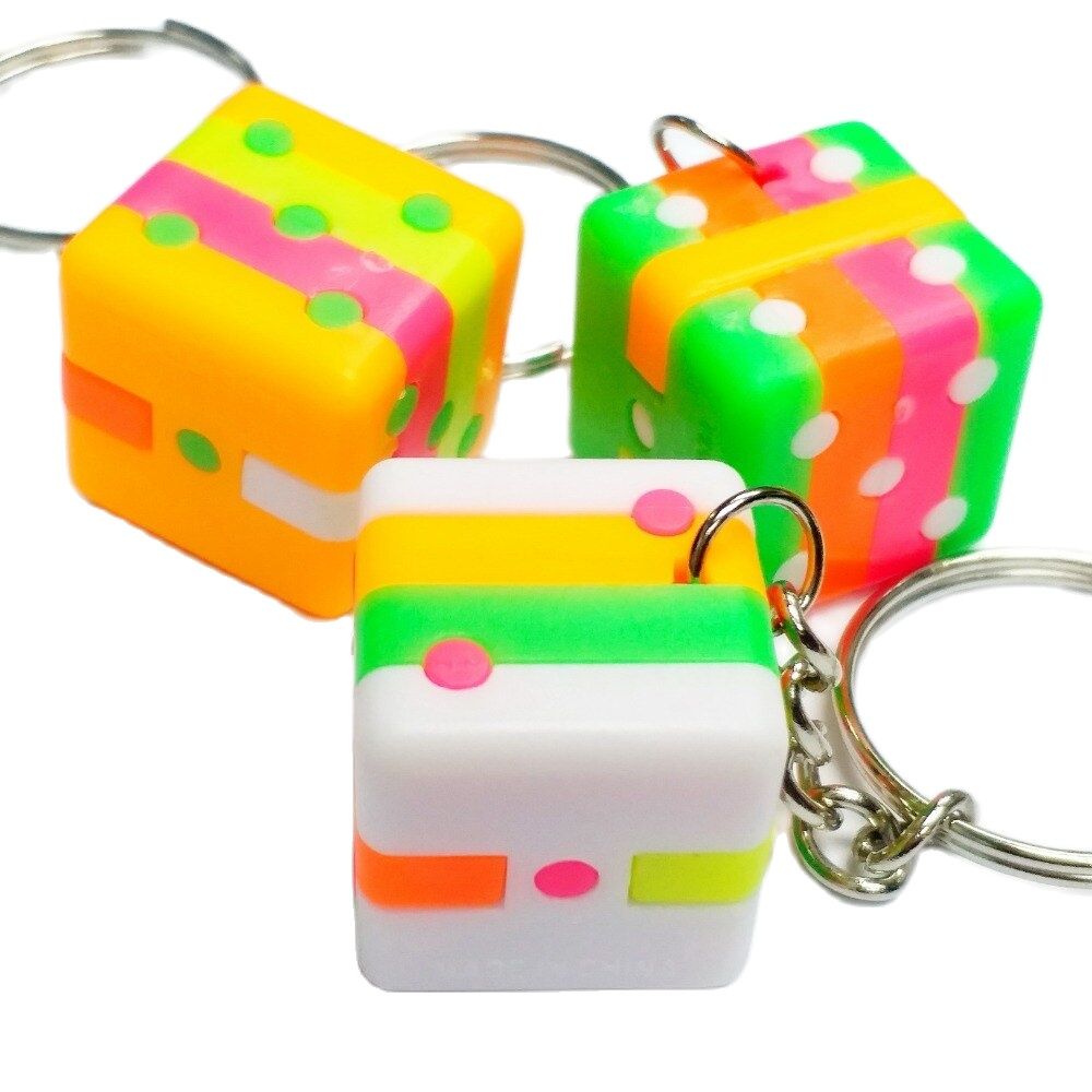 10Pc 2cm Puzzle Dice Cube Key  - огляд і ціна Party Games Gamecube