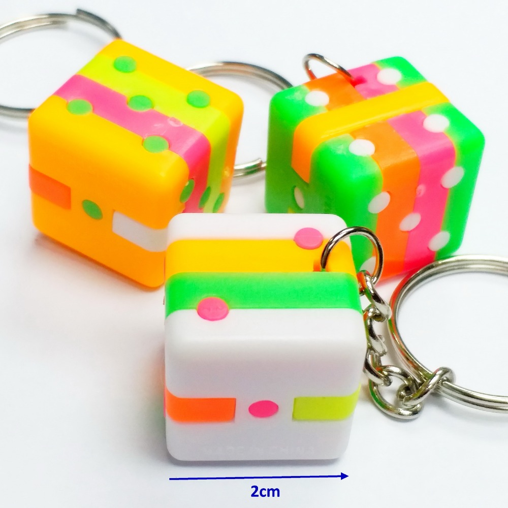 10Pc 2cm Puzzle Dice Cube Key  - огляд і ціна Party Games Gamecube