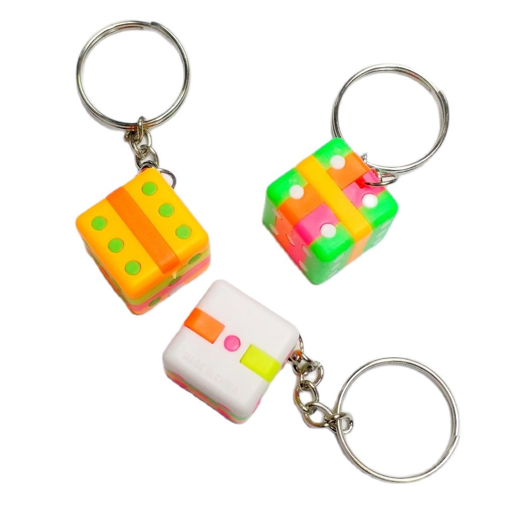 10Pc 2cm Puzzle Dice Cube Key  - огляд і ціна Party Games Gamecube