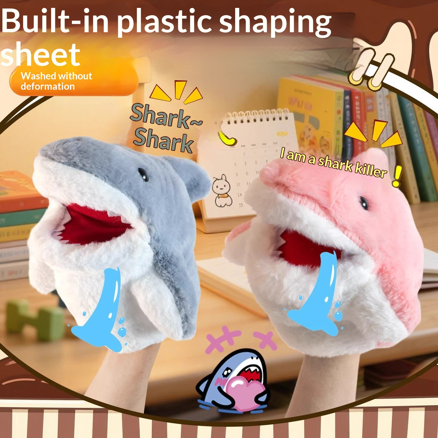 Shark Hand Puppet Plush Shark  - огляд і ціна Party Games Children