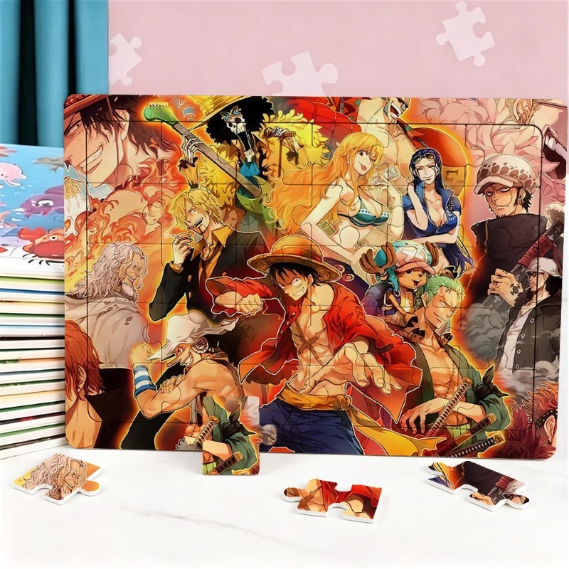 30pcs One Piece Puzzle Cartoon - огляд і ціна Party Games Simple
