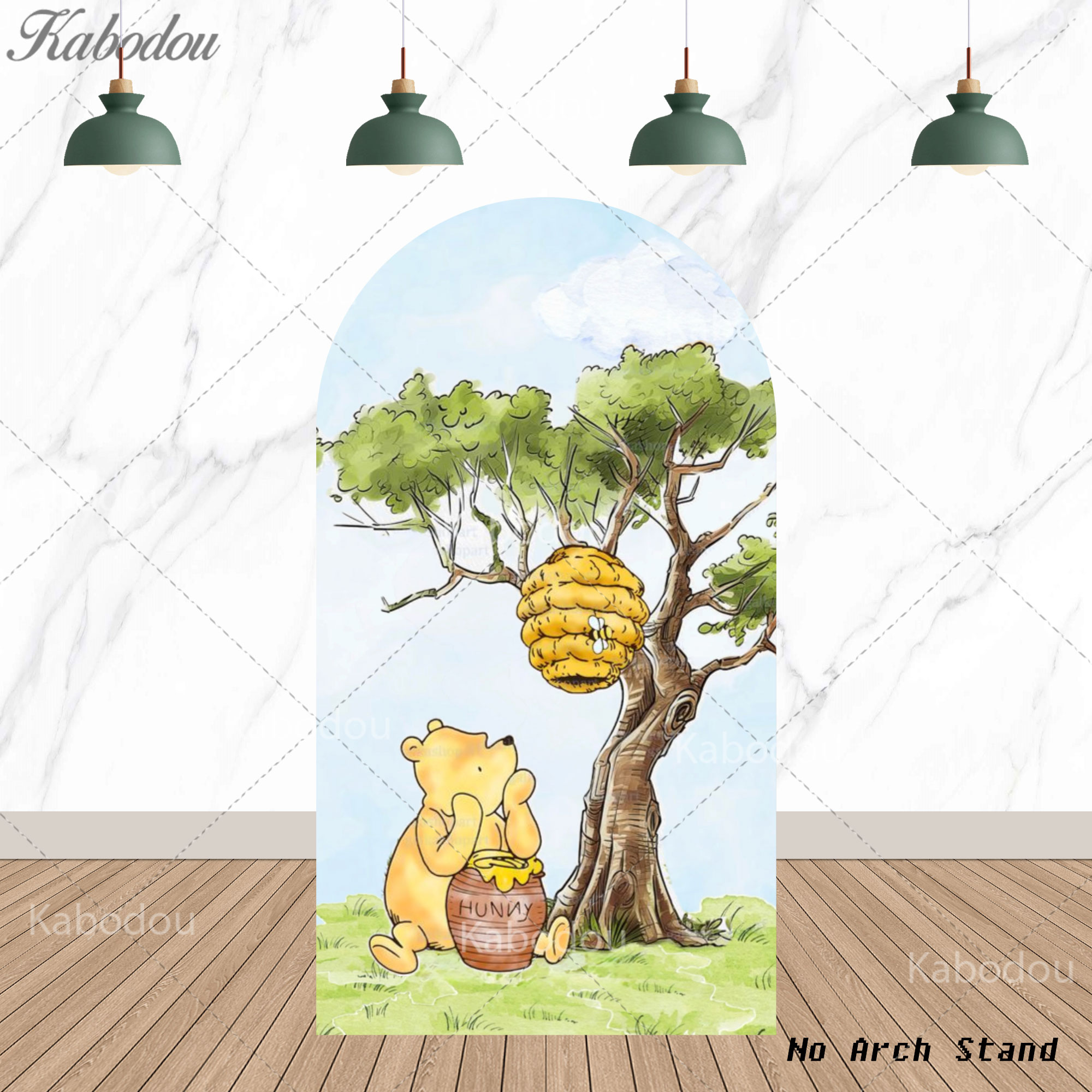 Winnie the Pooh Arch Backgroun - огляд і ціна Party Games Baby Shower