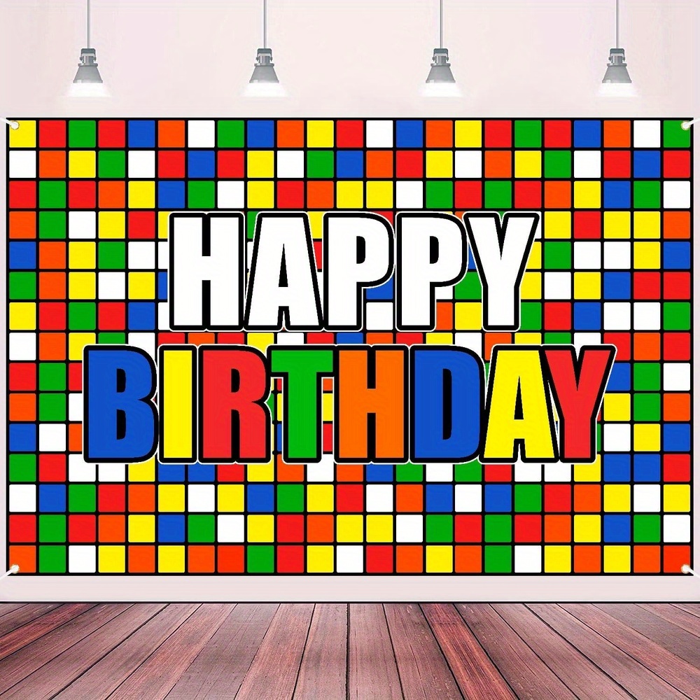 Colorful Cube Birthday Party B - огляд і ціна Party Games Gamecube