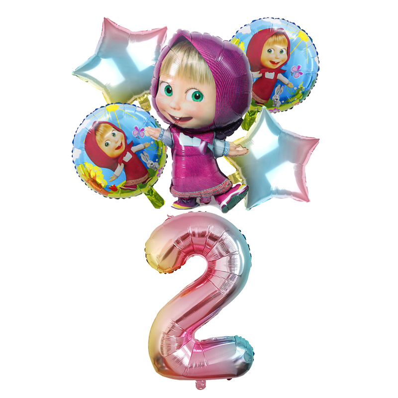 Mashas Bears Birthday Number B - огляд і ціна Party Games Baby Shower