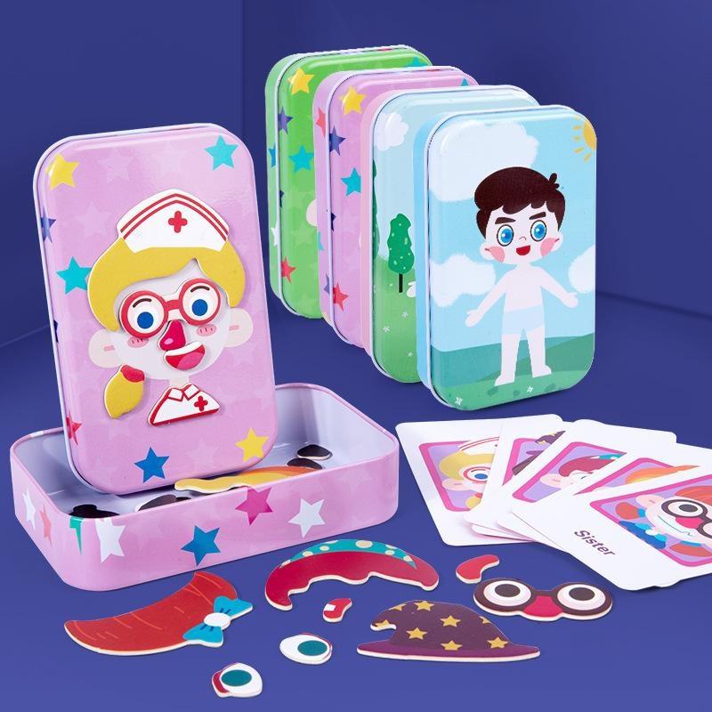 Magnetic Dress Up Puzzle Toys  - огляд і ціна Party Games Gamecube