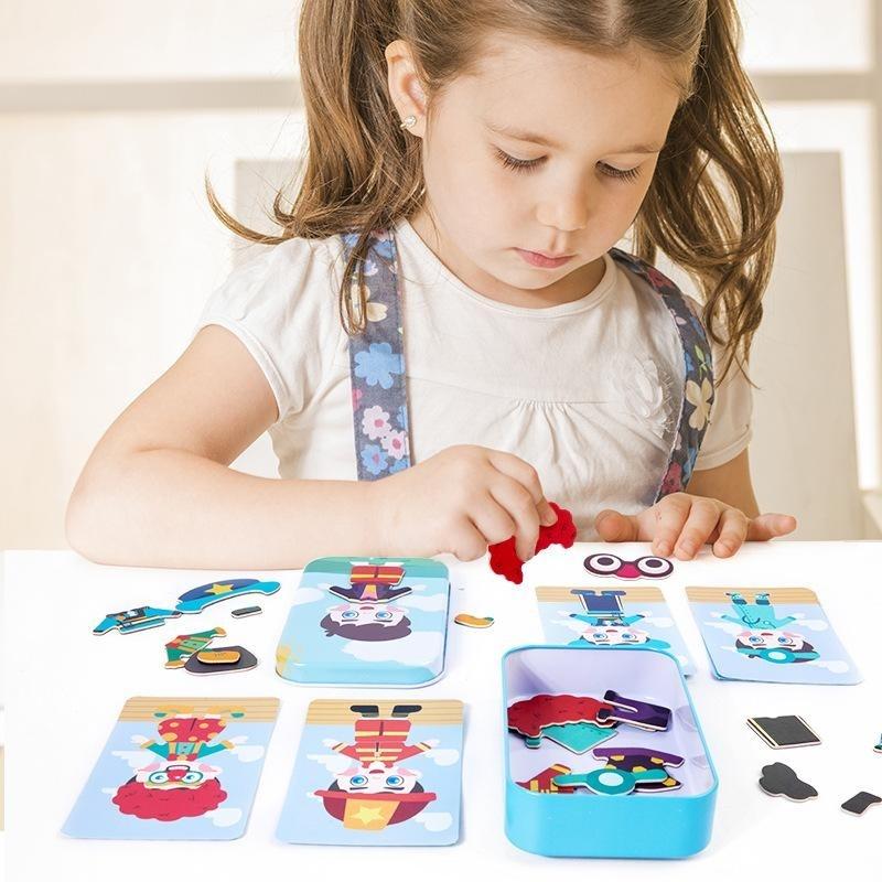 Magnetic Dress Up Puzzle Toys  - огляд і ціна Party Games Gamecube
