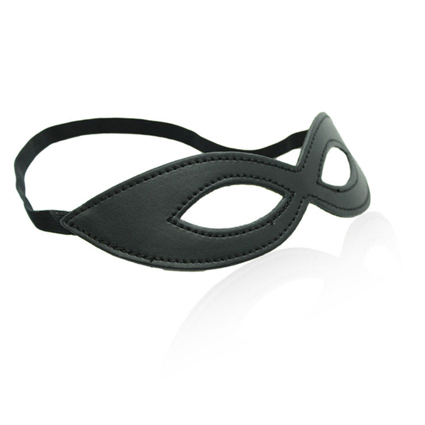 Black Leather Eye Mask For Sex - огляд і ціна Party Games Mystery