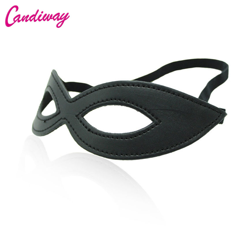 Black Leather Eye Mask For Sex - огляд і ціна Party Games Mystery