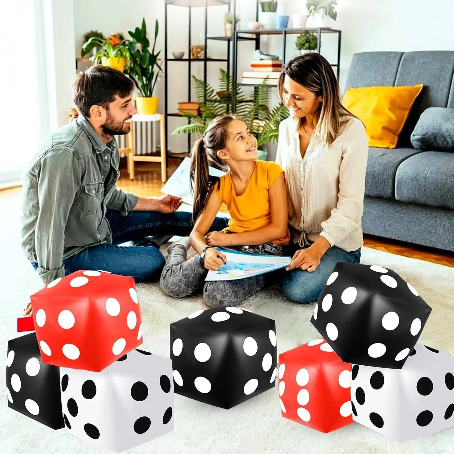 1-10pcs PVC Inflatable Dice fo - огляд і ціна Party Games Gamecube
