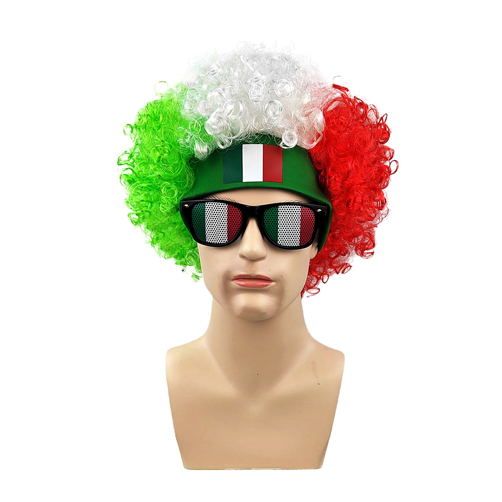 USA Flag Afro Wig + Sunglasses - огляд і ціна Party Games Usa