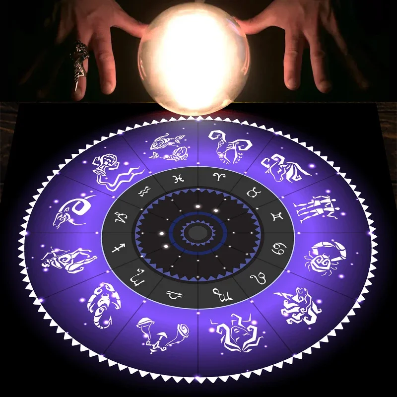 Tarot Cloth Purple Zodiac Whee - огляд і ціна Zodiac Party Games