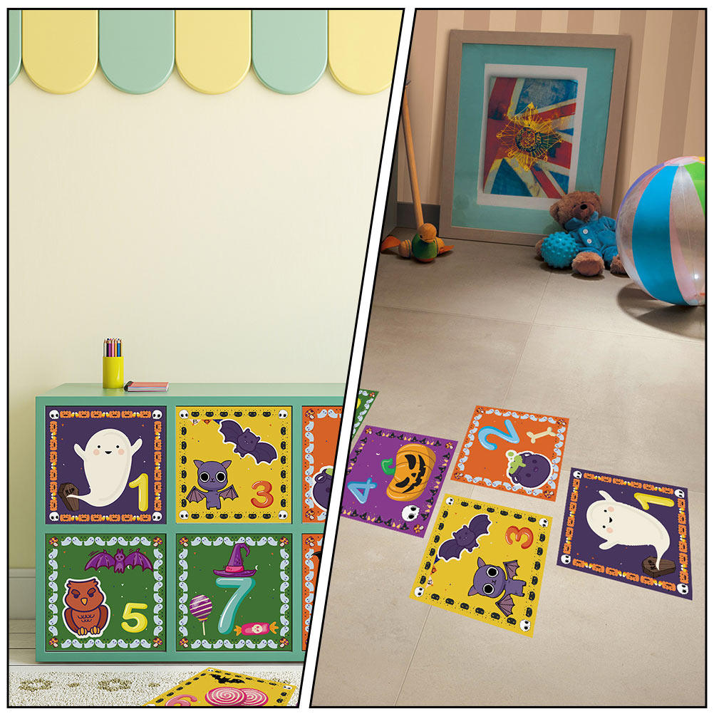 Hopscotch Floor Stickers PVC D - огляд і ціна Party Games Simple