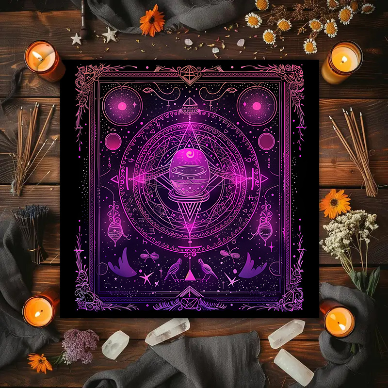 1PC Tarot Card Tablecloth, Mys - огляд і ціна Party Games Mystery