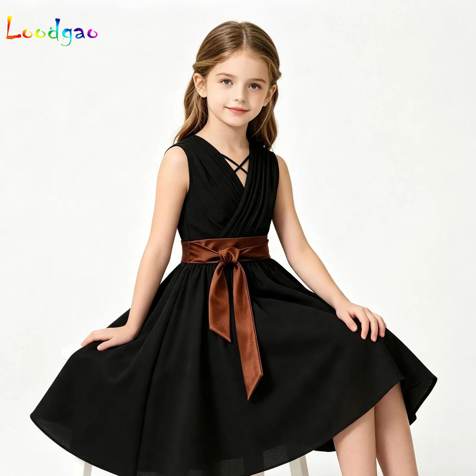 Children Girls V Neck Sleevele - огляд і ціна Party Games Children
